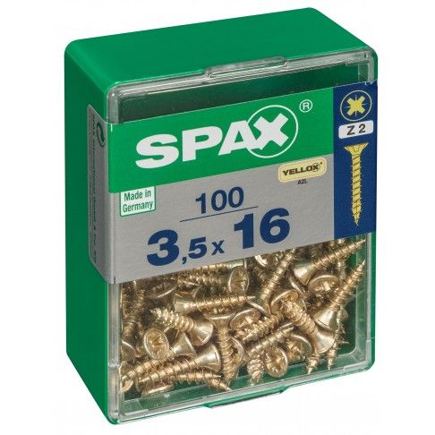 SPAX CP YELLOX 3,5x16mm M SPAX CP YELLOX 3,5x16mm M