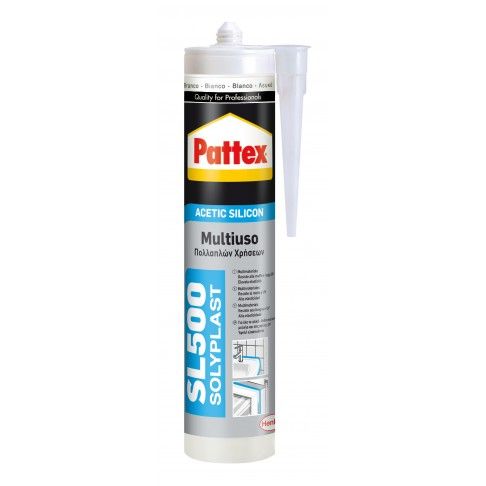 Silicone Acético Universal SL500 Branco; 300ml Silicone Acético Universal SL500 Branco; 300ml