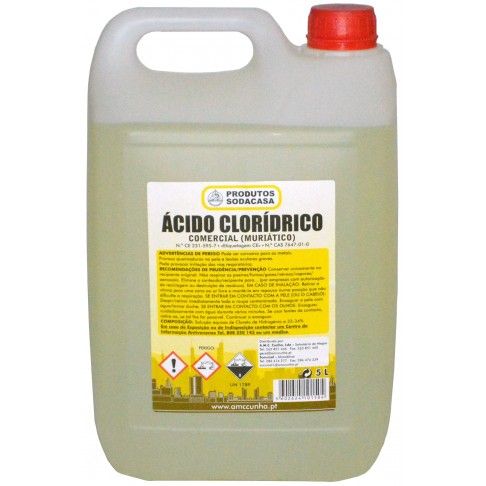 Ácido Muriático 5L Ácido Muriático 5L