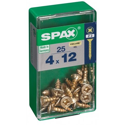 SPAX CP YELLOX 4x12mm S SPAX CP YELLOX 4x12mm S