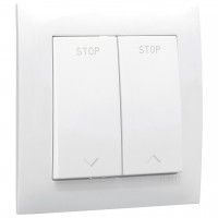 Comutador de Persiana Branco Logus 90 Comutador de Persiana Branco Logus 90