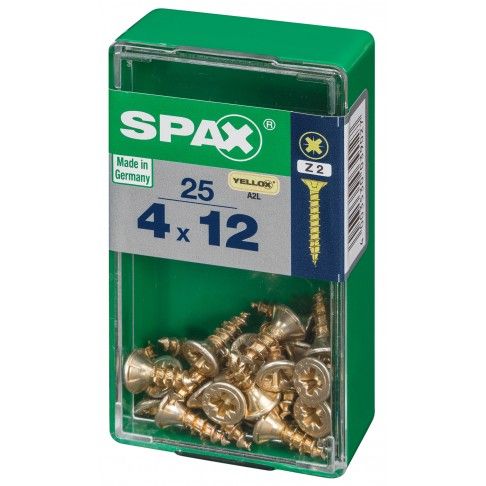 SPAX CP YELLOX 4x12mm S SPAX CP YELLOX 4x12mm S