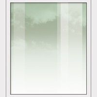 Janela PVC Vidro Duplo Esquerda 60x60cm Janela PVC Vidro Duplo Esquerda 60x60cm