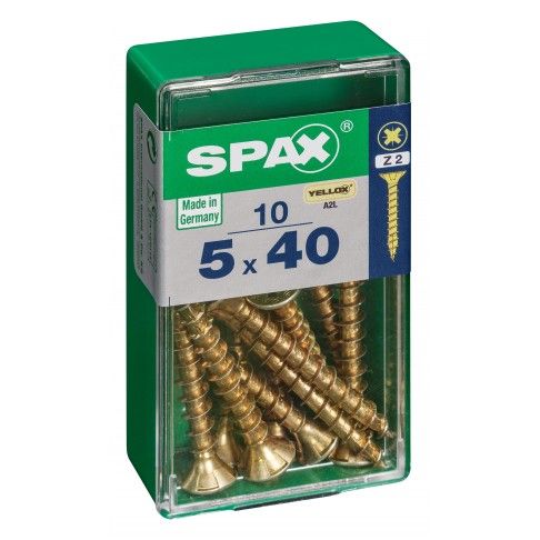 SPAX CP YELLOX 5x40mm S SPAX CP YELLOX 5x40mm S
