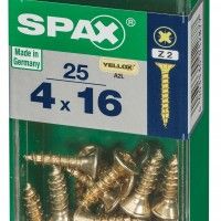 SPAX CP YELLOX 4x16mm S SPAX CP YELLOX 4x16mm S