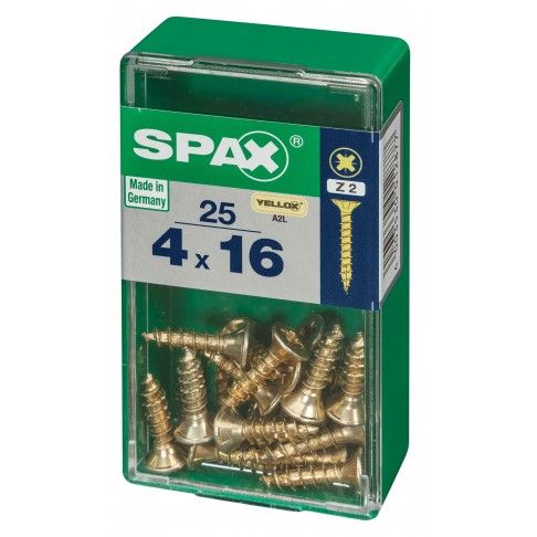 SPAX CP YELLOX 4x16mm S SPAX CP YELLOX 4x16mm S