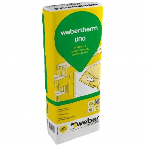 Argamassa Etics Weber.Therm Uno 25kg