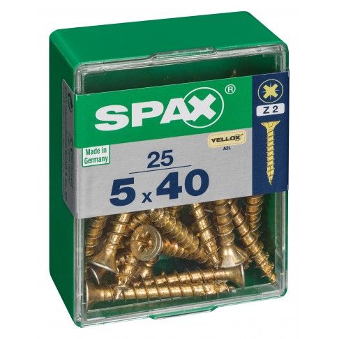 SPAX CP YELLOX 5x40mm M SPAX CP YELLOX 5x40mm M