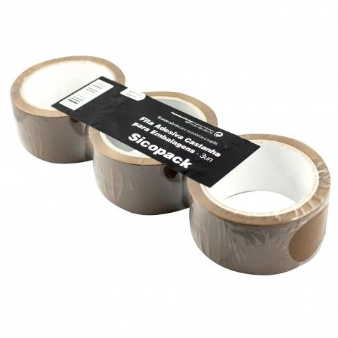 Pack 3 Fitas Castanho Pack 3 Fitas Castanho