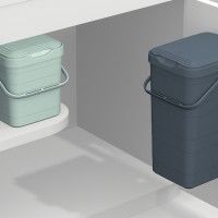 Balde c/ fixação 14L WALBIN cinza Balde c/ fixação 14L WALBIN cinza