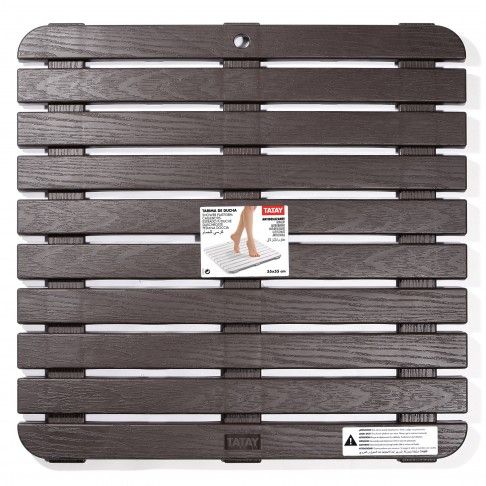 Estrado Duche 55x55cm Castanho Estrado Duche 55x55cm Castanho
