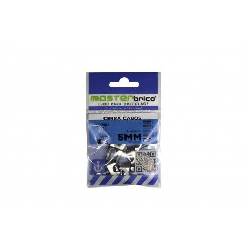 Cerra Cabos Inox 5mm; 4UNID. Cerra Cabos Inox 5mm; 4UNID.