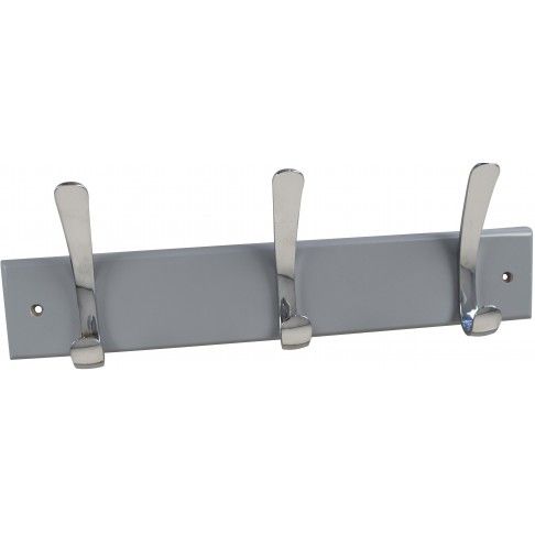 Cabide 3 Ganchos Madeira Cinza/Metal Cabide 3 Ganchos Madeira Cinza/Metal