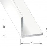 Perfil Ângulo Alumínio Branco 30x30mm-1m Perfil Ângulo Alumínio Branco 30x30mm-1m