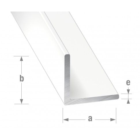 Perfil Ângulo Alumínio Branco 30x30mm-1m Perfil Ângulo Alumínio Branco 30x30mm-1m