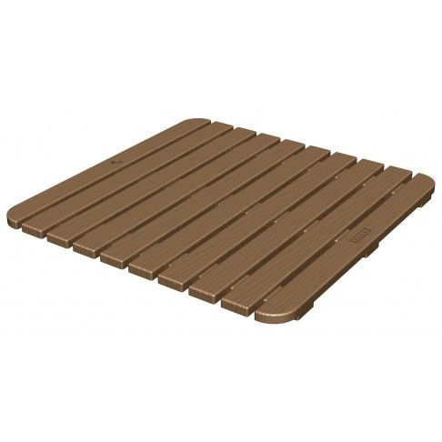 Estrado Duche 55x55cm Castanho Estrado Duche 55x55cm Castanho