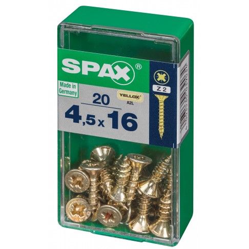 SPAX CP YELLOX 4,5x16mm S SPAX CP YELLOX 4,5x16mm S