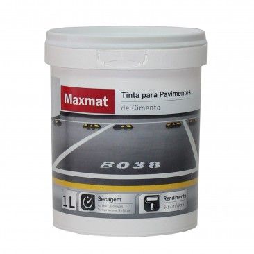 Tinta Pavimento MAXMAT Cinza 1L