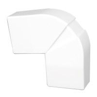 Ângulo Plano para Calha 20x12,5mm Branco Ângulo Plano para Calha 20x12,5mm Branco