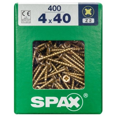 SPAX CP YELLOX 4x40mm XL SPAX CP YELLOX 4x40mm XL