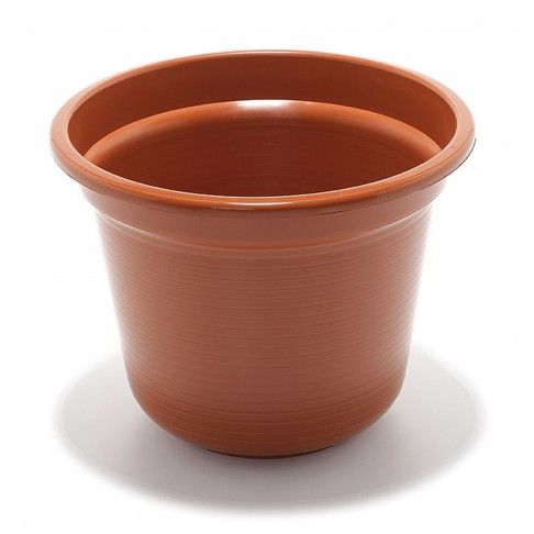 Vaso Cilindro 20cm Castanho Vaso Cilindro 20cm Castanho