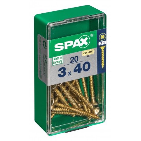 SPAX CP YELLOX 3x40mm S SPAX CP YELLOX 3x40mm S