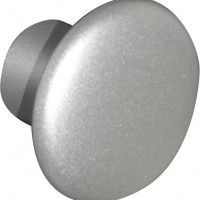 Puxador Móvel Plástico Alumínio Prata 32mm Puxador Móvel Plástico Alumínio Prata 32mm
