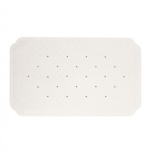 Tapete Poliester Cairo 53x53cm Branco Tapete Poliester Cairo 53x53cm Branco