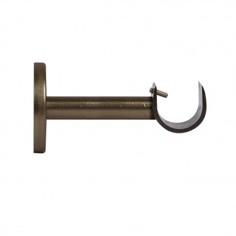 Suporte Varão Parede Bronze Suporte Varão Parede Bronze