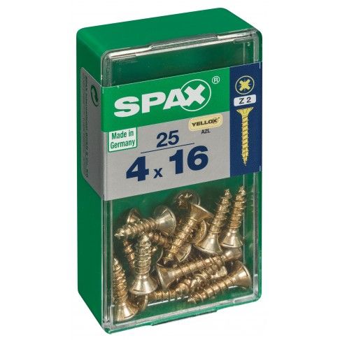SPAX CP YELLOX 4x16mm S SPAX CP YELLOX 4x16mm S
