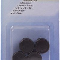 Ponteiras Redondas Embutir Pvc 25mm 4 unidades Ponteiras Redondas Embutir Pvc 25mm 4 unidades