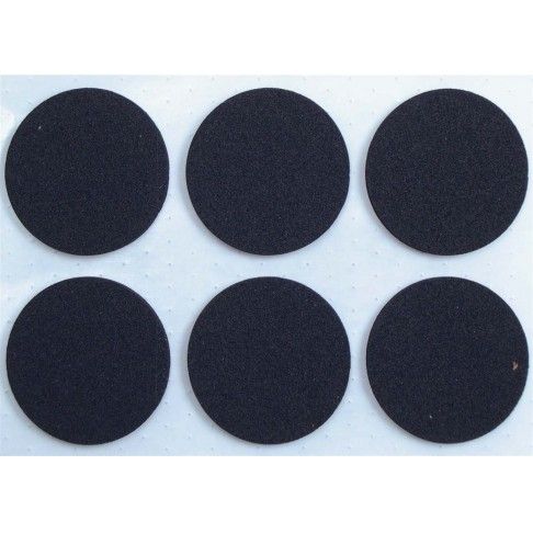 Proteção Adesivo D22mm Preto 12 unidades Proteção Adesivo D22mm Preto 12 unidades