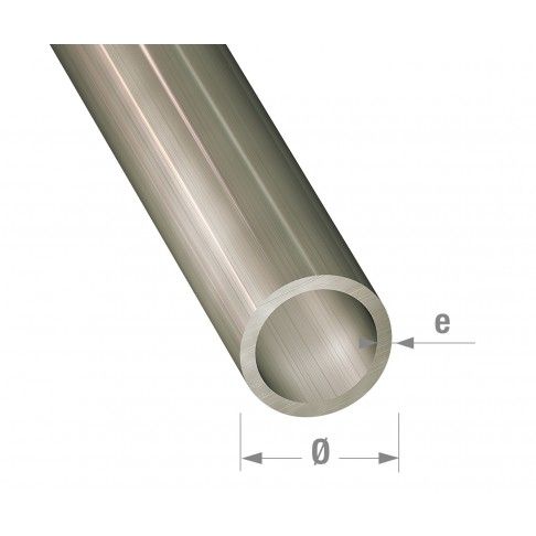 Tubo redondo inox 8mm - 1m Tubo redondo inox 8mm - 1m