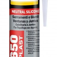 Silicone Neutro SL650 Janela Transparente 300ml Silicone Neutro SL650 Janela Transparente 300ml