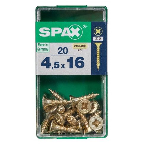 SPAX CP YELLOX 4,5x16mm S SPAX CP YELLOX 4,5x16mm S