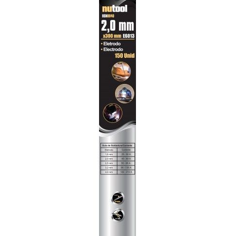 Elétrodos Soldar 2,0MM 150 unidades Elétrodos Soldar 2,0MM 150 unidades