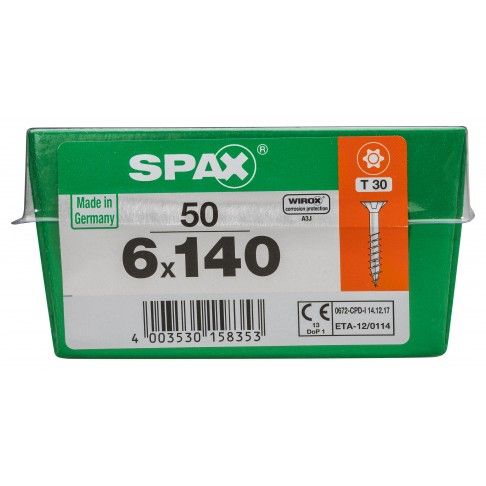 SPAX TRX CP WIROX 6x140mm STK SPAX TRX CP WIROX 6x140mm STK