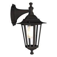 Aplique Exterior Sextavado P/Baixo E27 Ip44 Preto Aplique Exterior Sextavado P/Baixo E27 Ip44 Preto