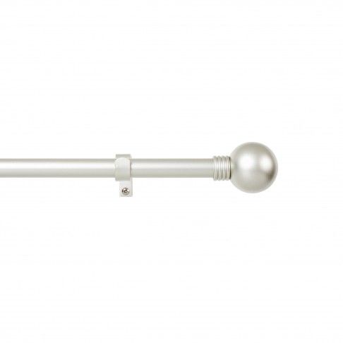 Varão Extensível 110-200cm Esfera Prata Varão Extensível 110-200cm Esfera Prata
