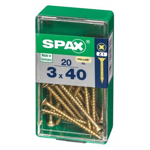 SPAX CP YELLOX 3x40mm S SPAX CP YELLOX 3x40mm S
