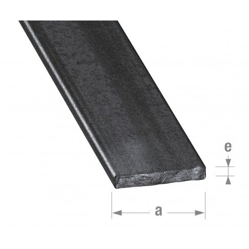 Perfil plano aço 30x6mm - 1m Perfil plano aço 30x6mm - 1m