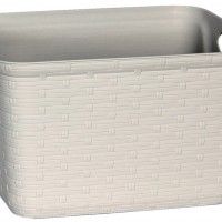 Cesto Rattan Beje 29x22,5x19cm Cesto Rattan Beje 29x22,5x19cm