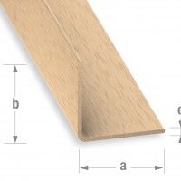 Cantoneira PVC Faia 20x20mm-1m Cantoneira PVC Faia 20x20mm-1m