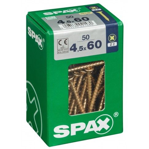 SPAX CP YELLOX 4,5x60mm L SPAX CP YELLOX 4,5x60mm L