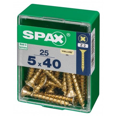 SPAX CP YELLOX 5x40mm M SPAX CP YELLOX 5x40mm M