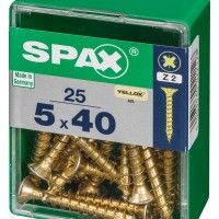 SPAX CP YELLOX 5x40mm M SPAX CP YELLOX 5x40mm M