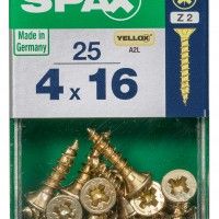 SPAX CP YELLOX 4x16mm S SPAX CP YELLOX 4x16mm S