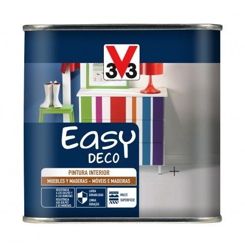 Easydeco Basic Int. Acetinado Cinza Nuvem 0,5L Easydeco Basic Int. Acetinado Cinza Nuvem 0,5L