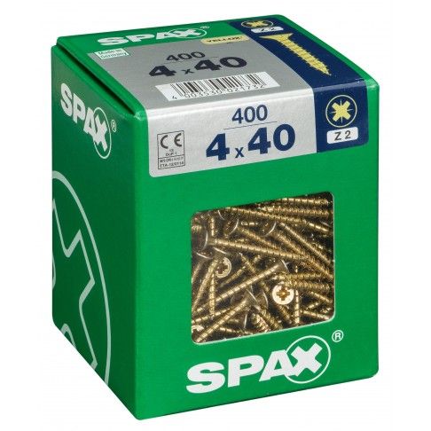 SPAX CP YELLOX 4x40mm XL SPAX CP YELLOX 4x40mm XL
