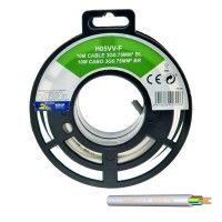 Cabo Ho5 Vv-F 3g0.75mm² Branco 10m Cabo Ho5 Vv-F 3g0.75mm² Branco 10m